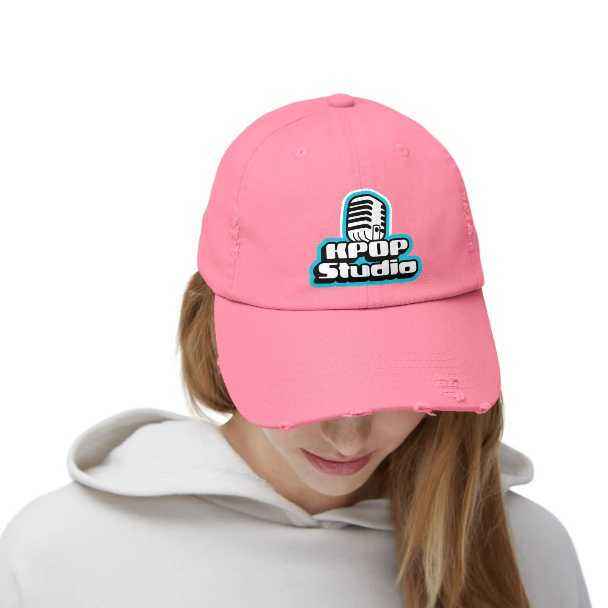 KPOP Studio Unisex Distressed Cap  - EmpressKorea
