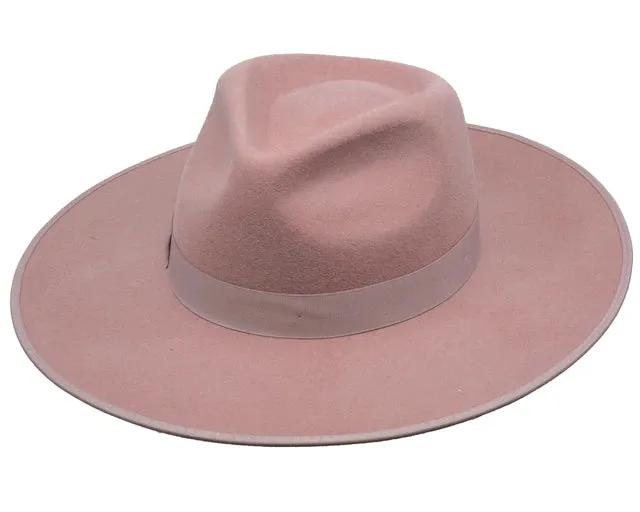 La Pine In Wool in Dusty Pink