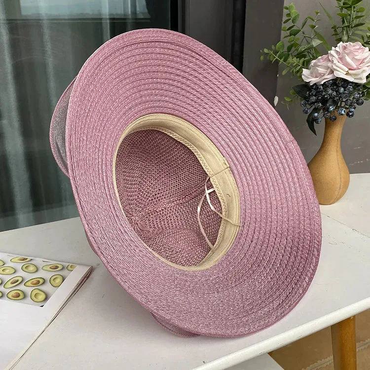 Ladies Hat: Flower Ribbon Hats
