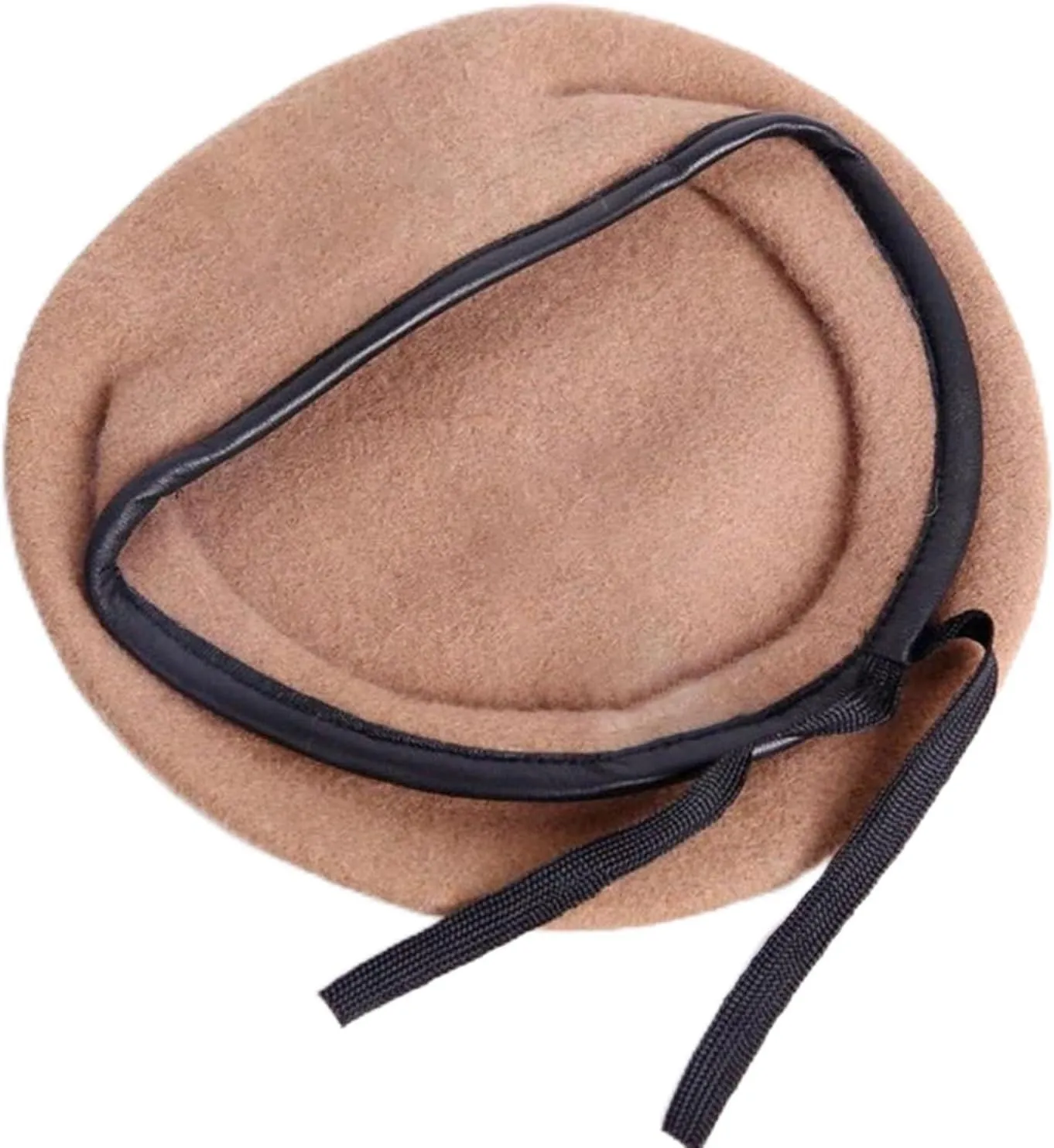 Ladies Reversible Beret Hat,Wool Blend French Beret Hats for Women Men Solid Color Winter Cap for Girls Beanie Hat