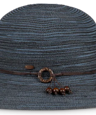 Ladies Short Brim Hat Sophia Navy