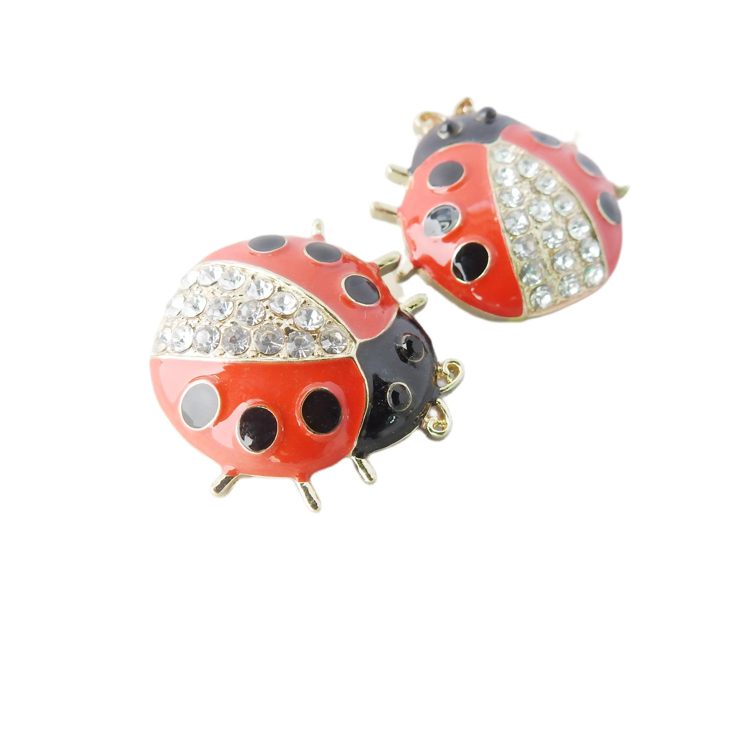 Ladybug snap buttons
