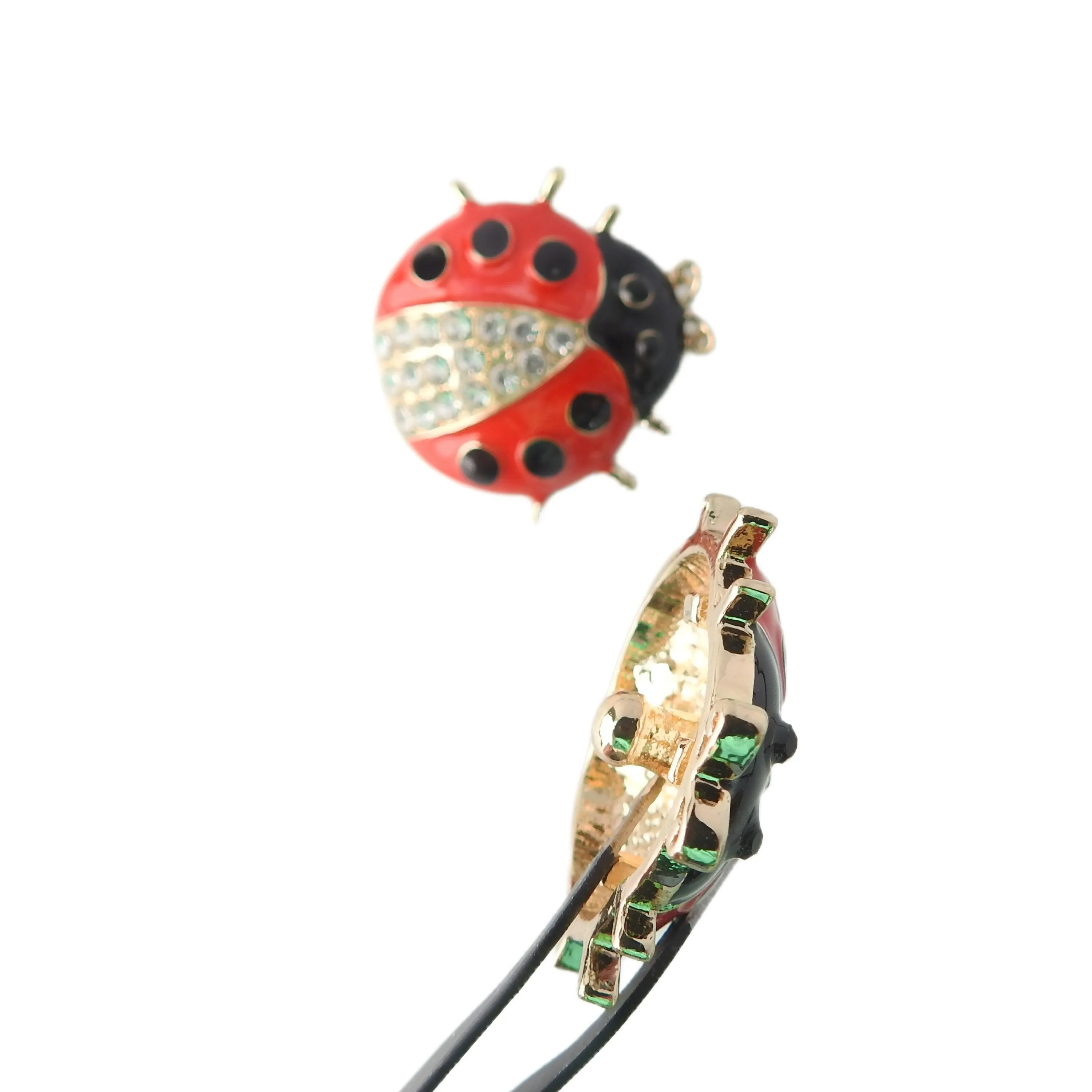Ladybug snap buttons