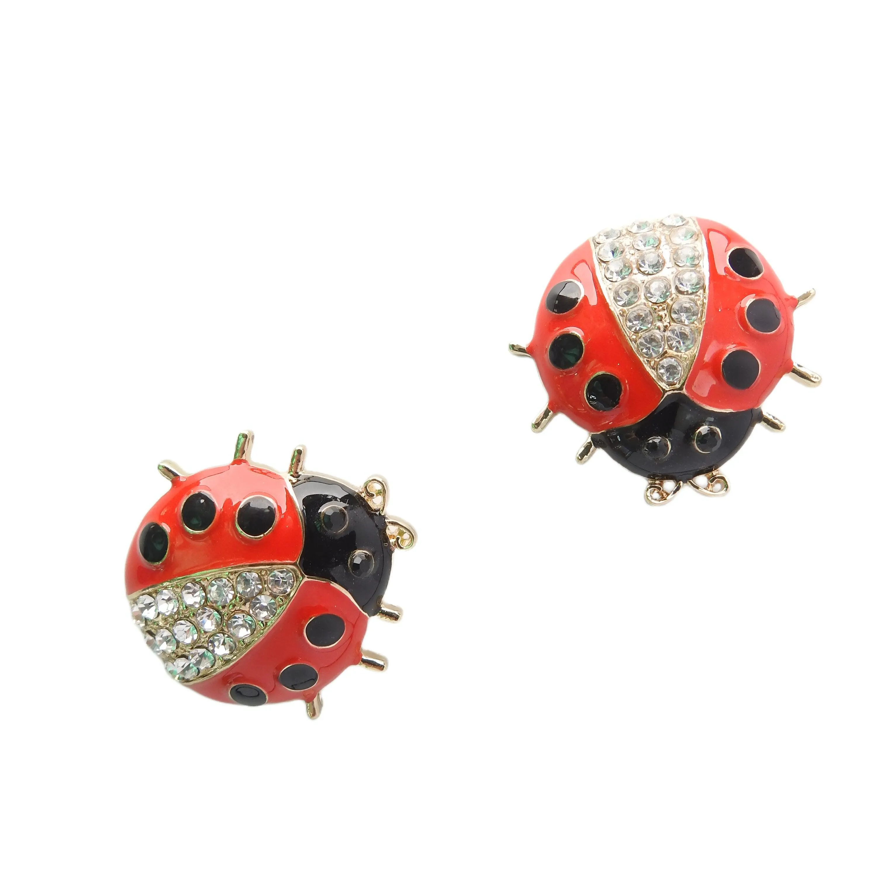 Ladybug snap buttons