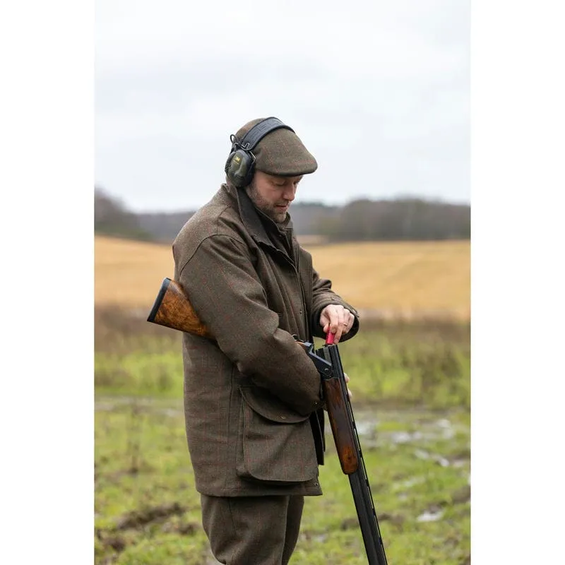 Laksen Drivers Mens Tweed Flat Cap - Hastings Tweed