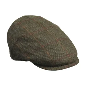 Laksen Drivers Mens Tweed Flat Cap - Hastings Tweed