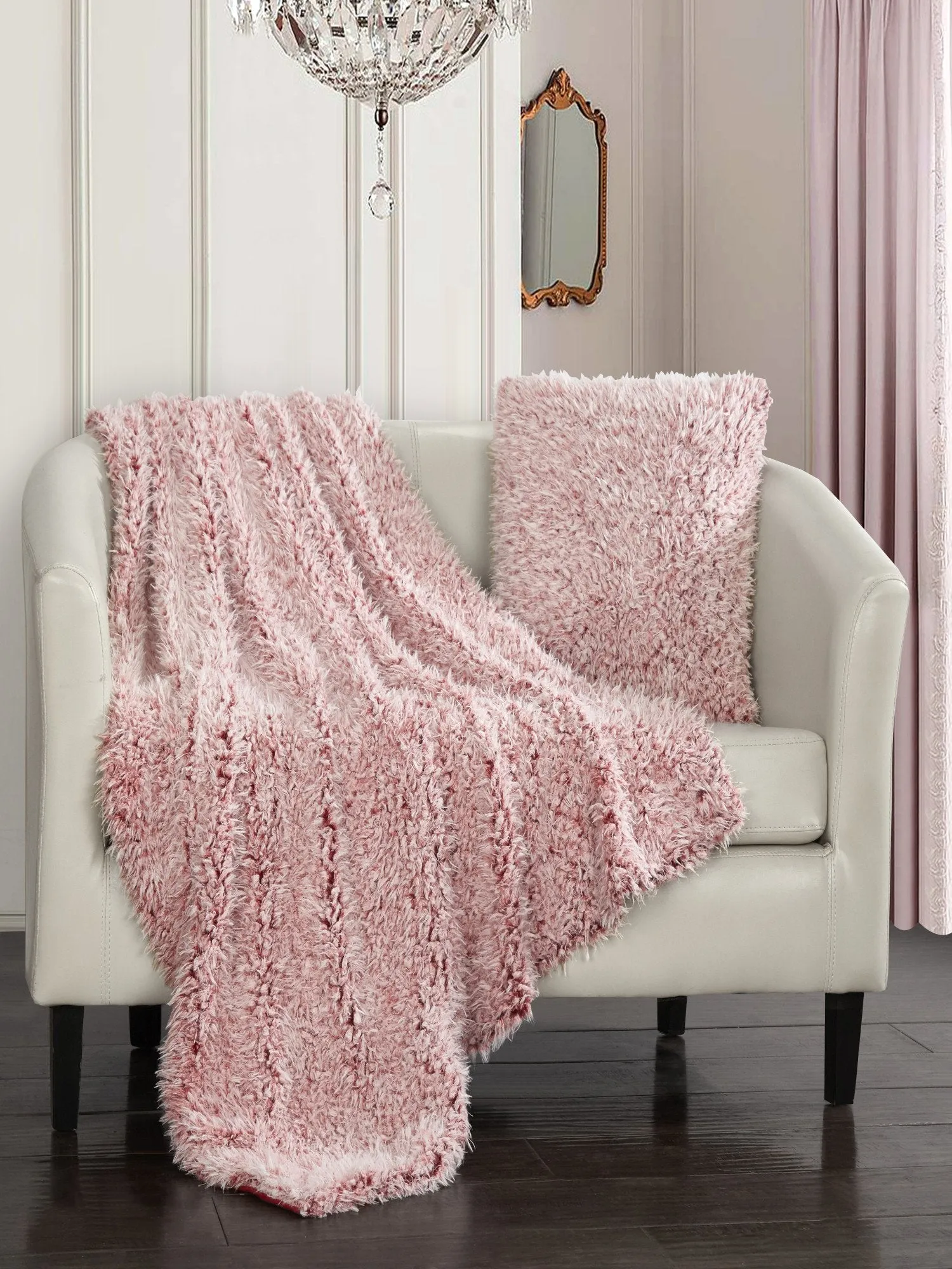 Lambs Hill 2-Piece Throw Blanket Set - NY&C x Chic Home
