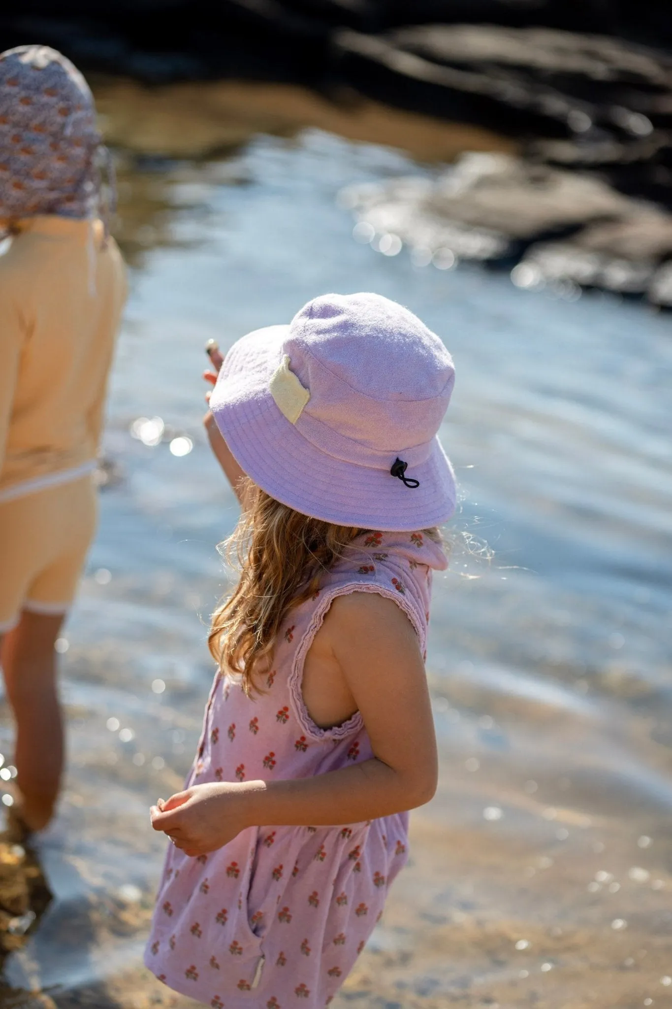 Lavender Terry Towelling Bucket Hat