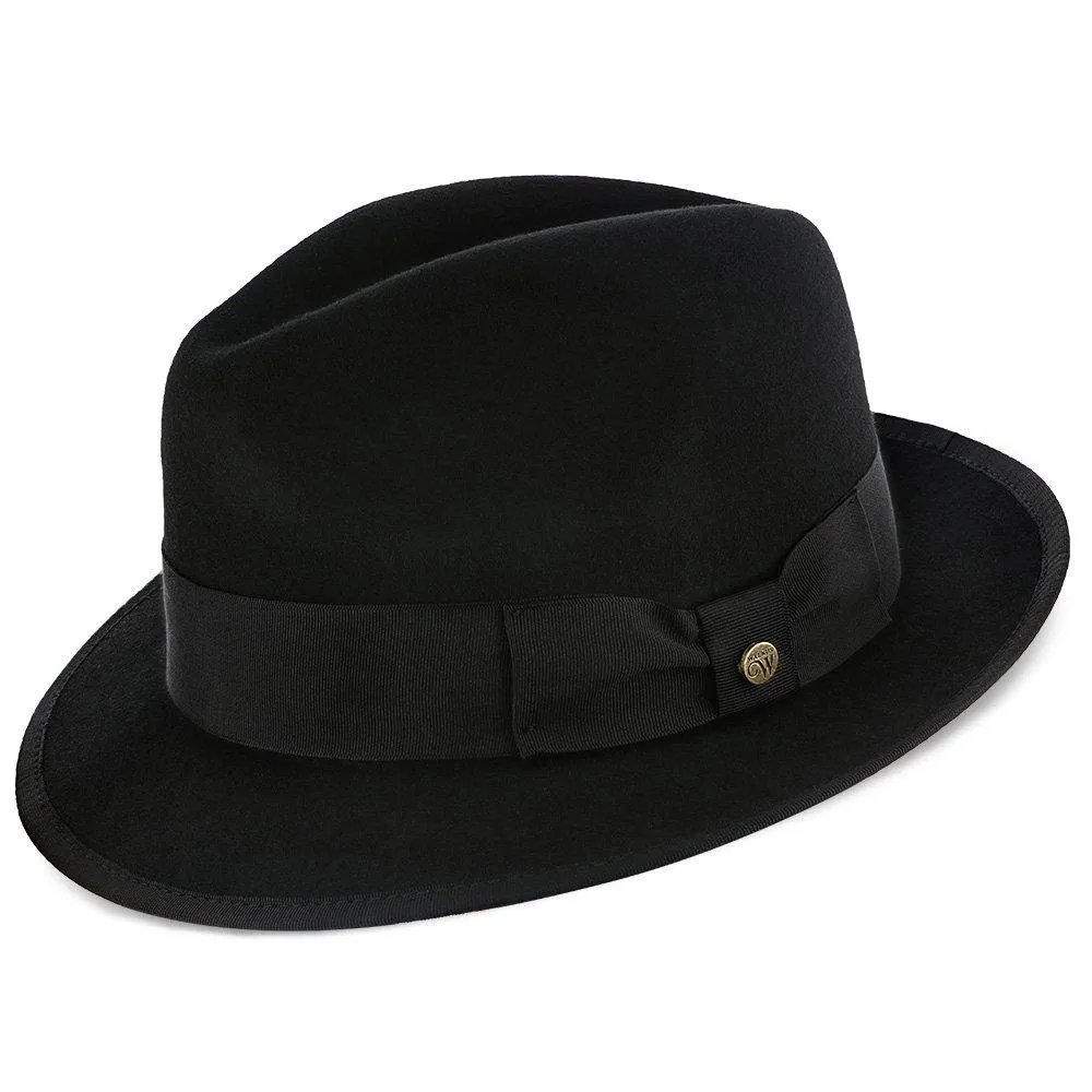 Layover - Walrus Hats Center Dent Wool Felt Fedora Hat