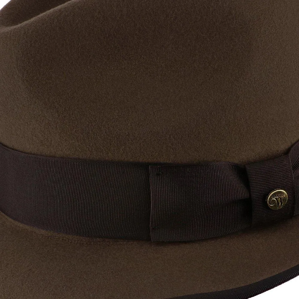 Layover - Walrus Hats Center Dent Wool Felt Fedora Hat