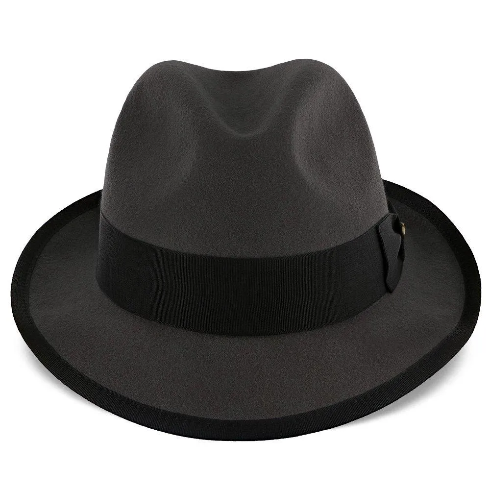Layover - Walrus Hats Center Dent Wool Felt Fedora Hat
