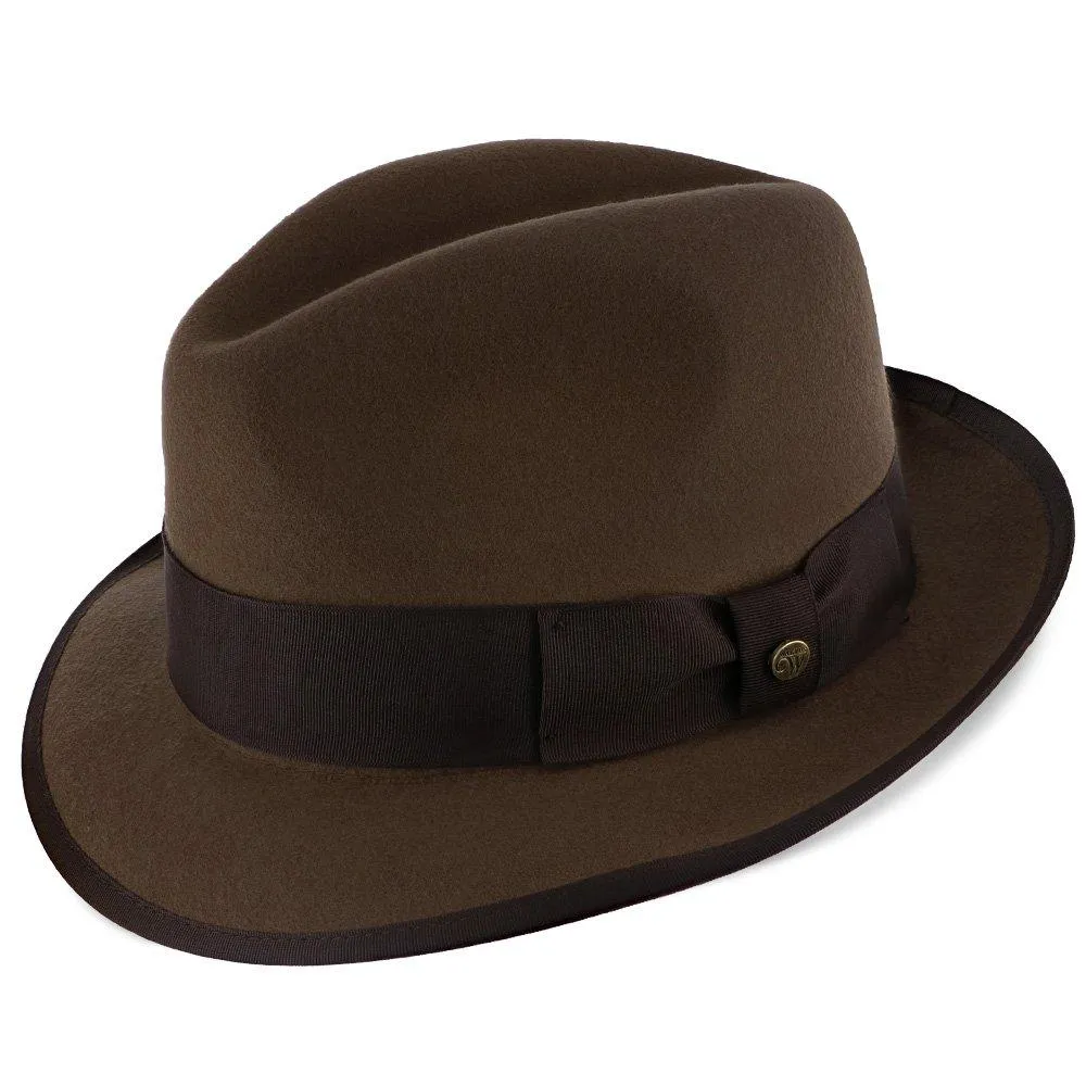 Layover - Walrus Hats Center Dent Wool Felt Fedora Hat