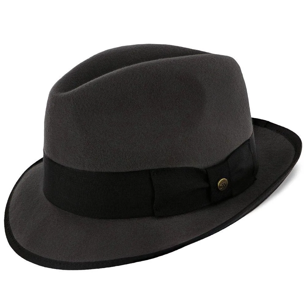 Layover - Walrus Hats Center Dent Wool Felt Fedora Hat