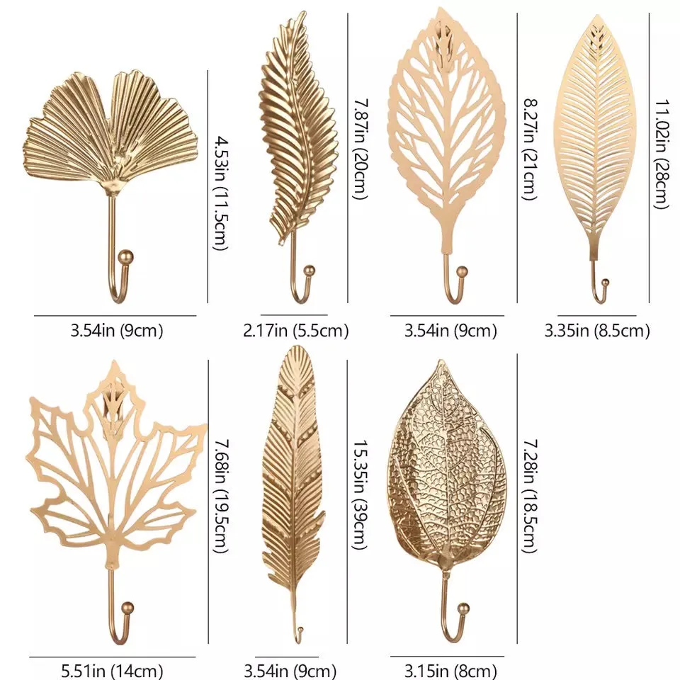 Leaf Coat Hooks