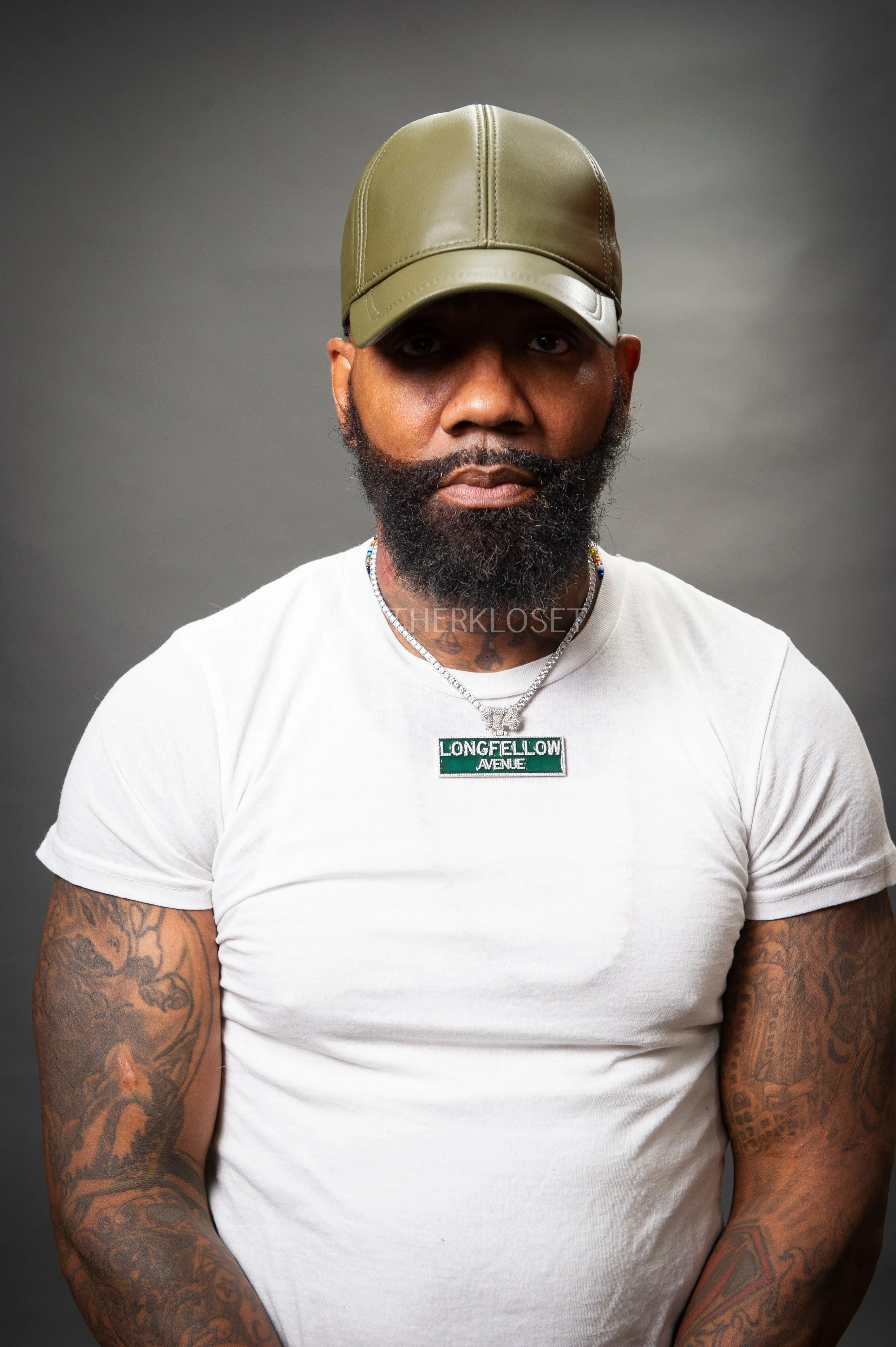 Leather Baseball Cap
