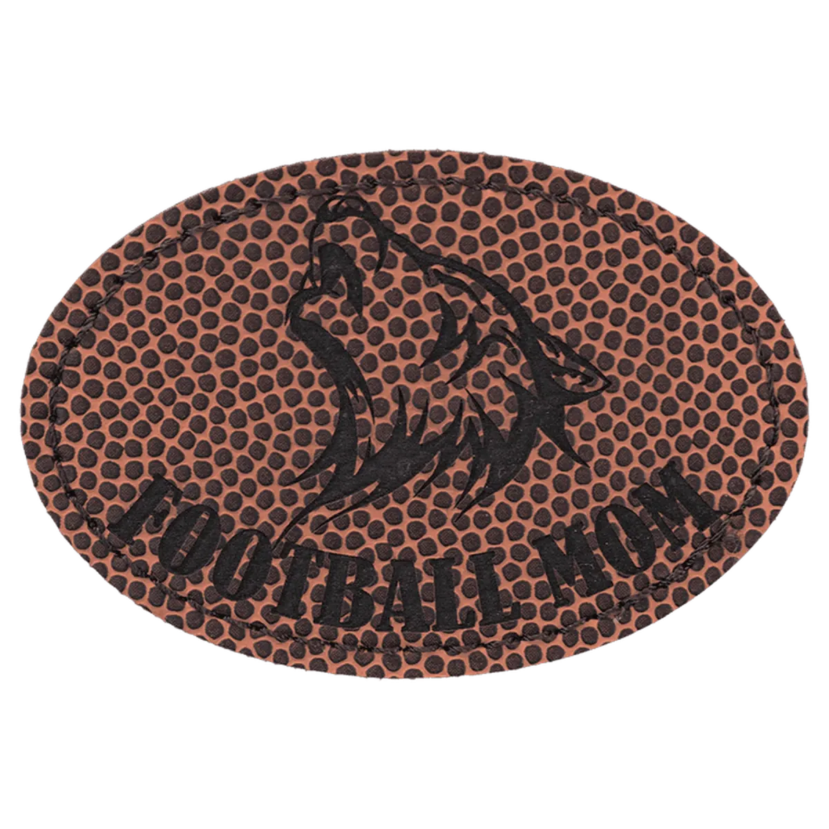 Leatherette Oval Patch Self Adhesive (Various Colors)