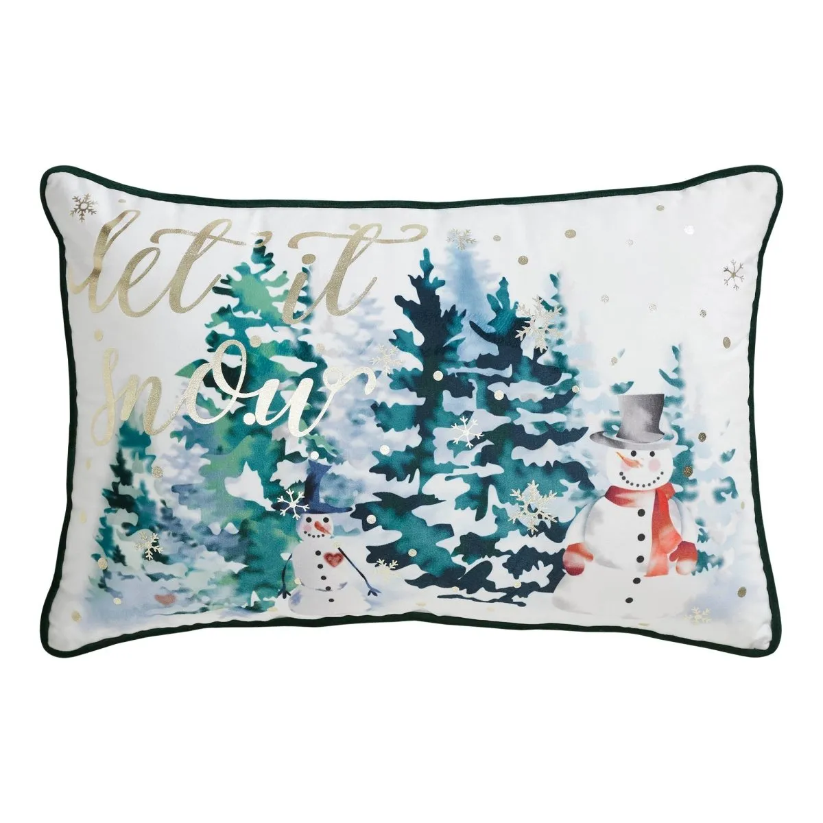 Let It Snow Christmas Pillow