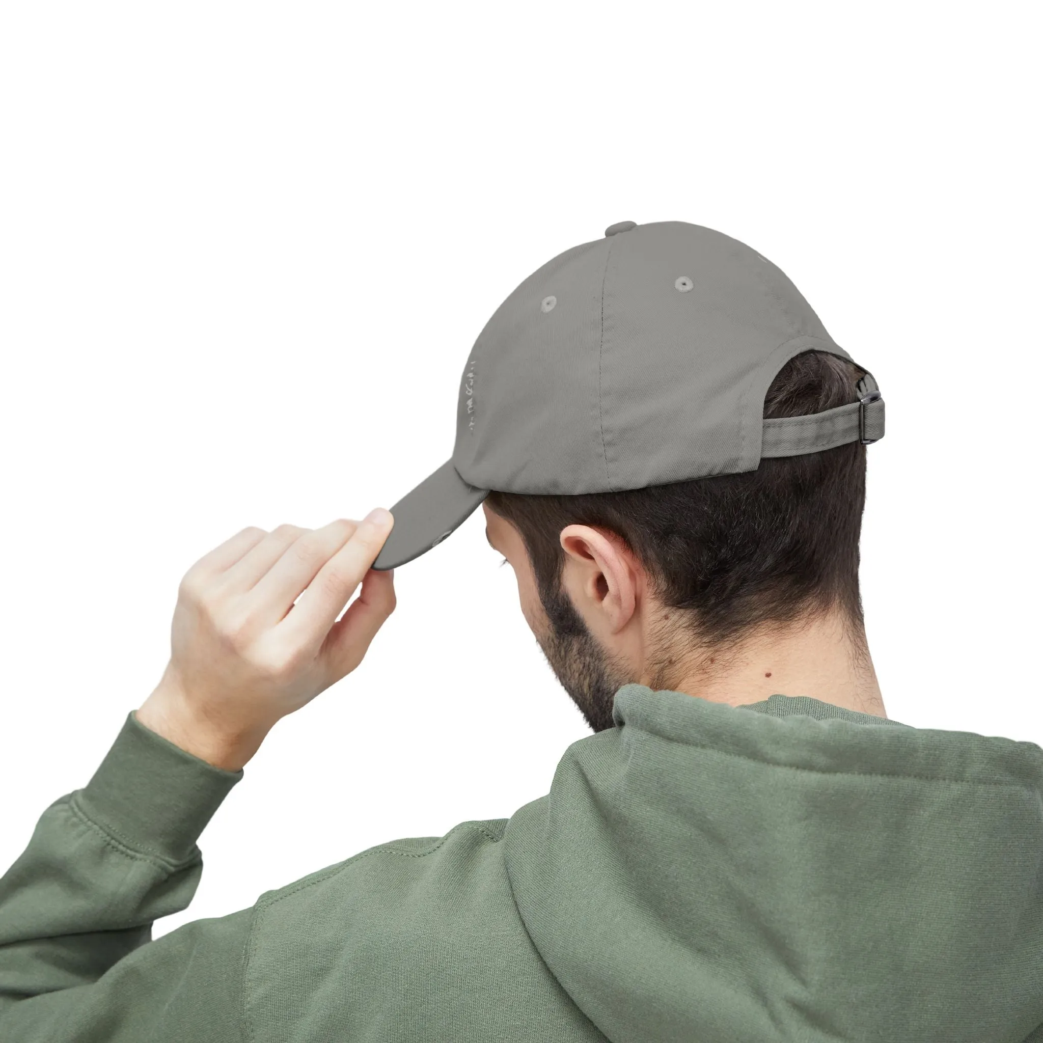 Let nothing move Unisex Distressed Cap  - EmpressKorea