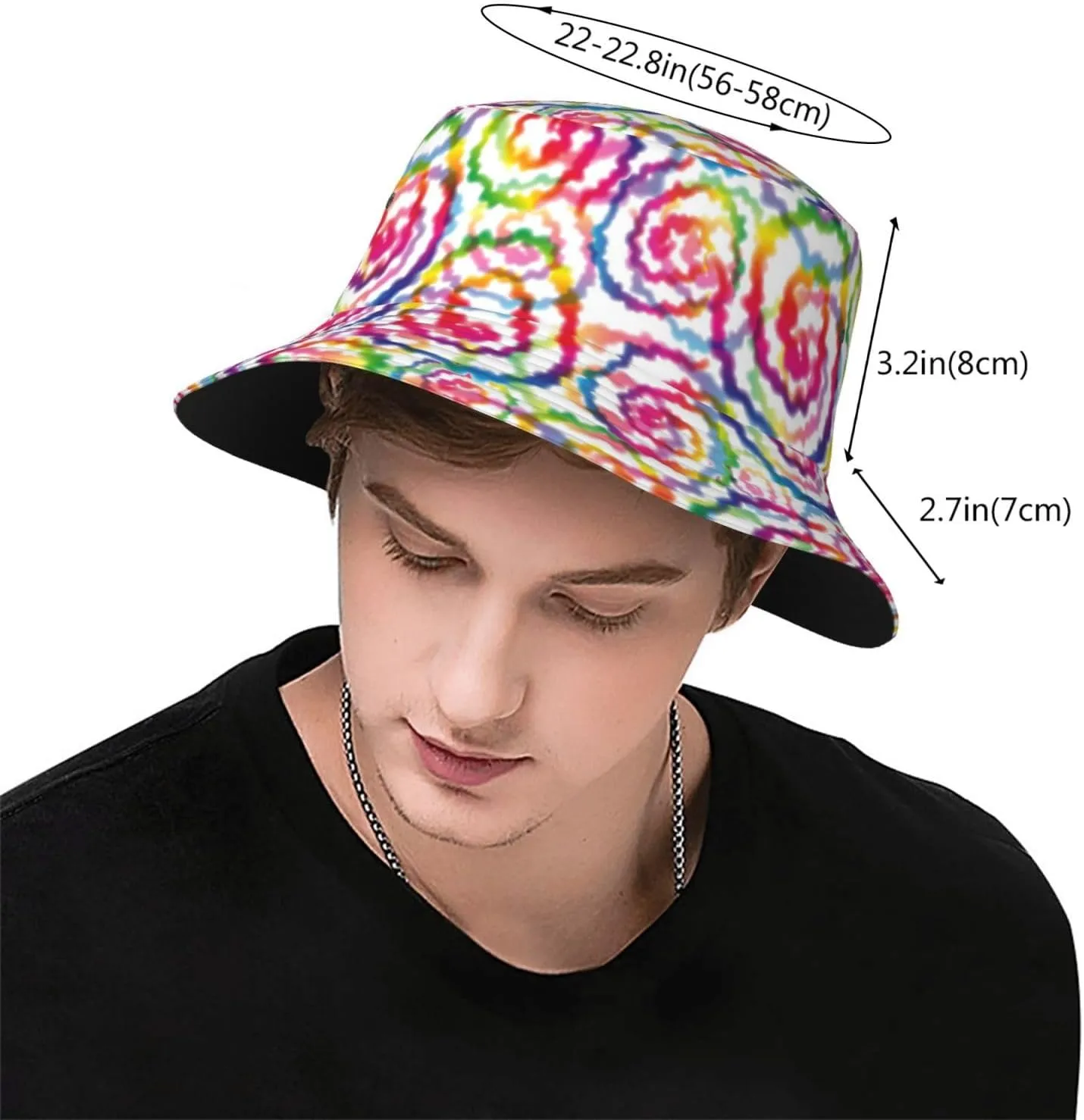 LGBT Gay Pride Bucket Hat Wide Brim Sun Protection Hat Summer Rainbow LGBT Fishing Outdoor Hats for Men and Women