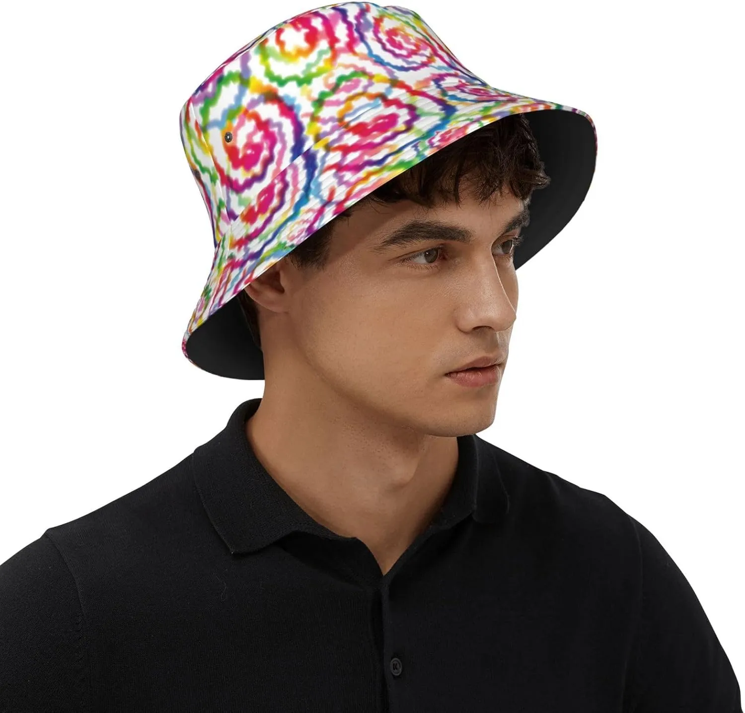 LGBT Gay Pride Bucket Hat Wide Brim Sun Protection Hat Summer Rainbow LGBT Fishing Outdoor Hats for Men and Women