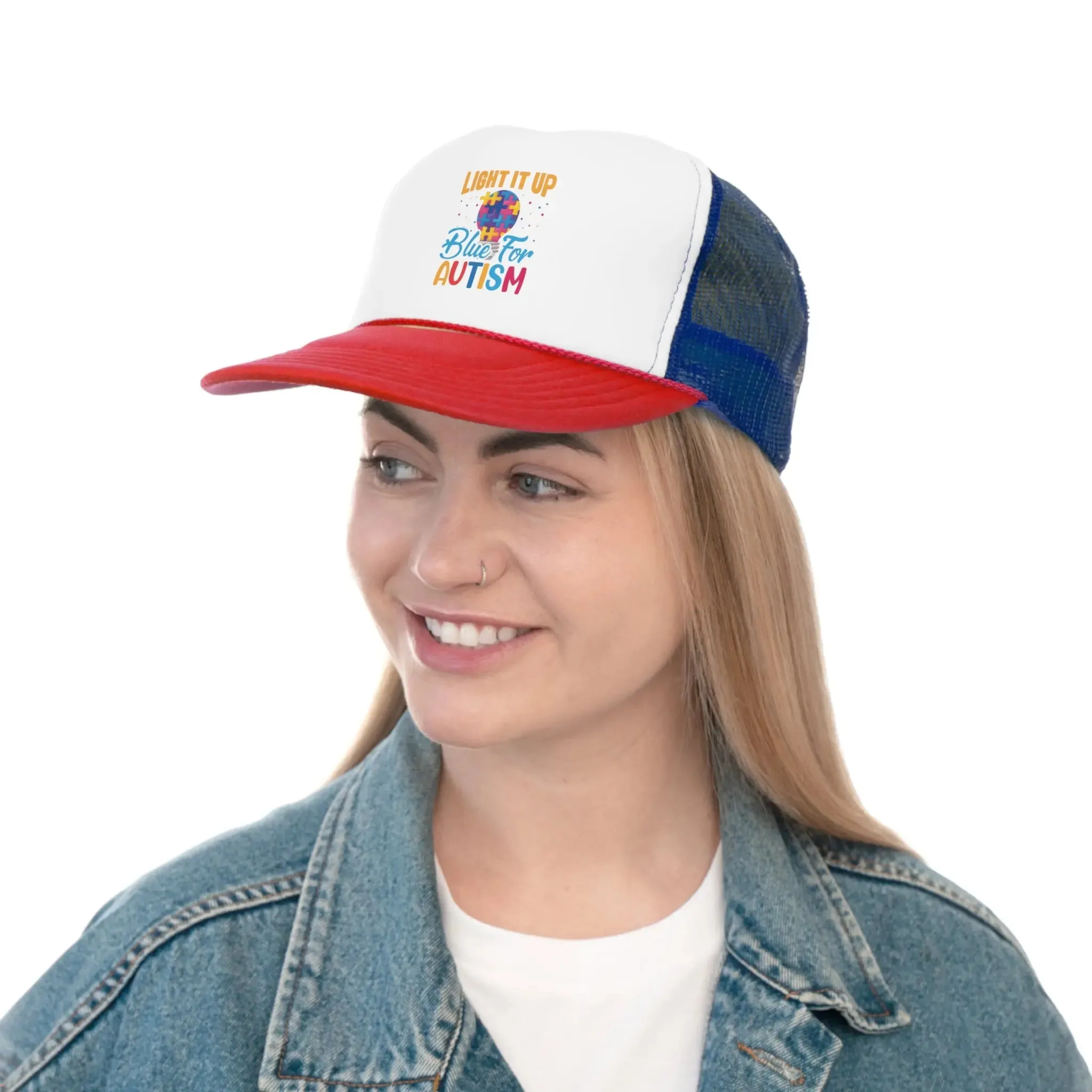 Light It Up Blue for Autism Hat