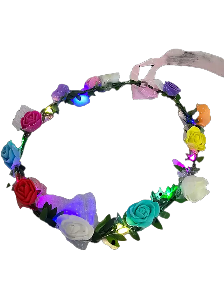 Light Up Flower Head Band