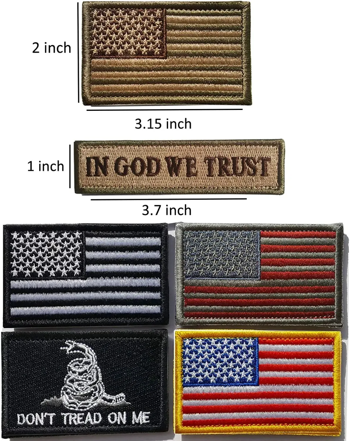 Lightbird Multicam  Hat with 6 PCS Military Patch
