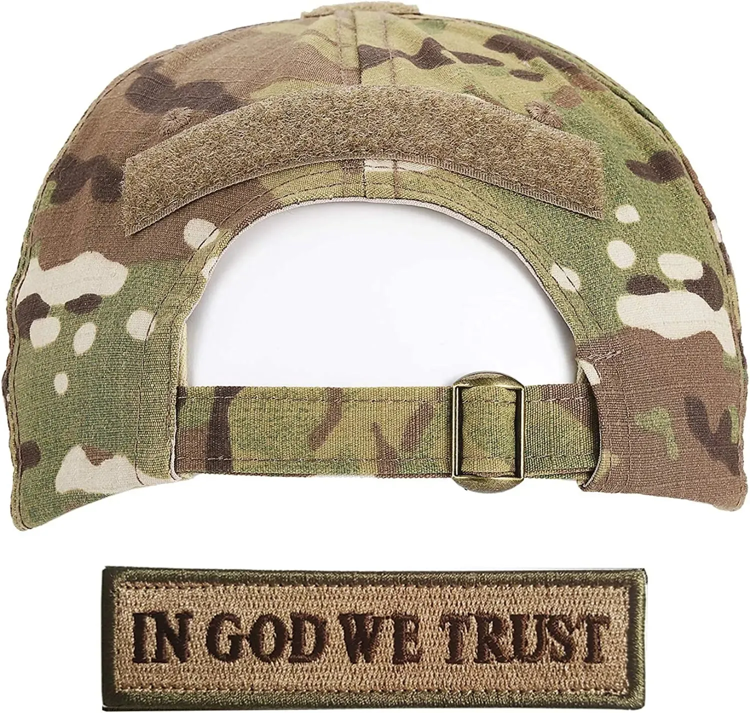 Lightbird Multicam  Hat with 6 PCS Military Patch