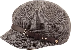 Lightweight Newsboy Cap Beret Breathable Mesh Sun Hat Beach Hats for Women
