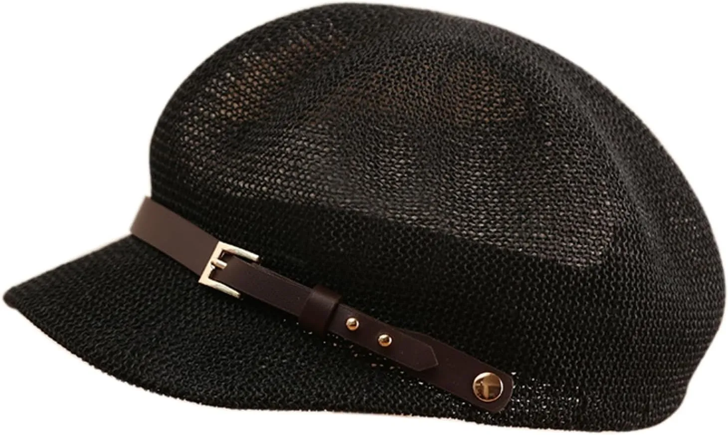 Lightweight Newsboy Cap Beret Breathable Mesh Sun Hat Beach Hats for Women