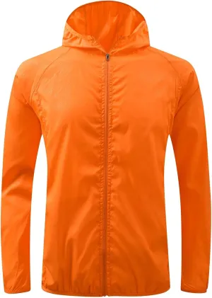 Lightweight Waterproof Jacket for Women Hooded Shirt Sun Protection Long Sleeve Sport Hiking Outdoor Windbreaker