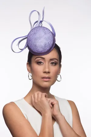 Lilac Button Percher Hat