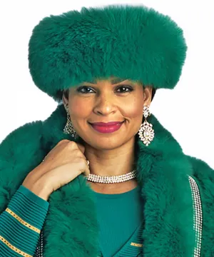 Lily and Taylor Fur Headband A28