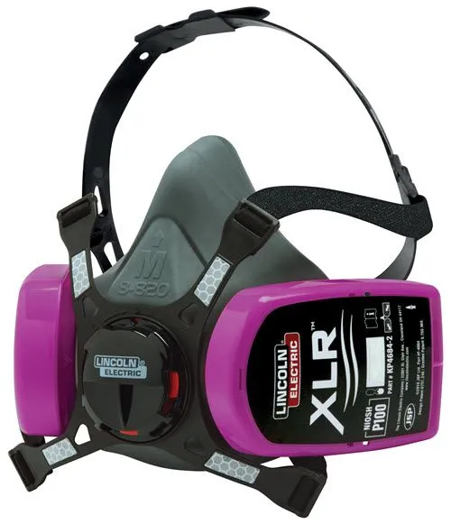 Lincoln XLR P100 Half Mask Welding Respirator K4683-M