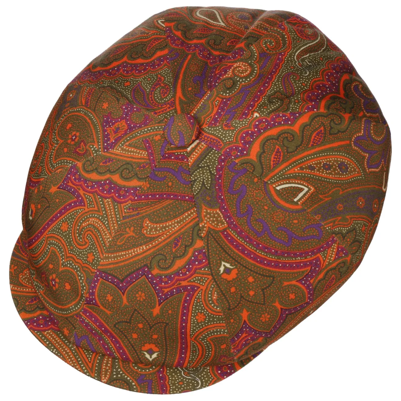 Livelco Paisley Flat Cap by Alfonso DEste