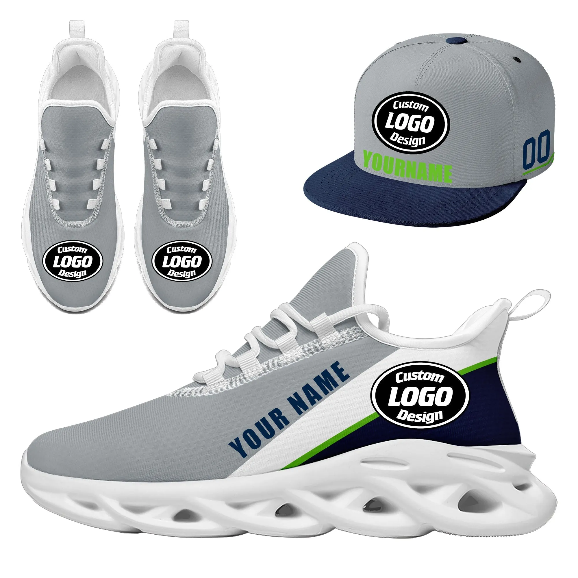 Luxury Gifts,Custom MaxSoul Shoes and Hat Combo Personalized ZH-bd0b007c-ac