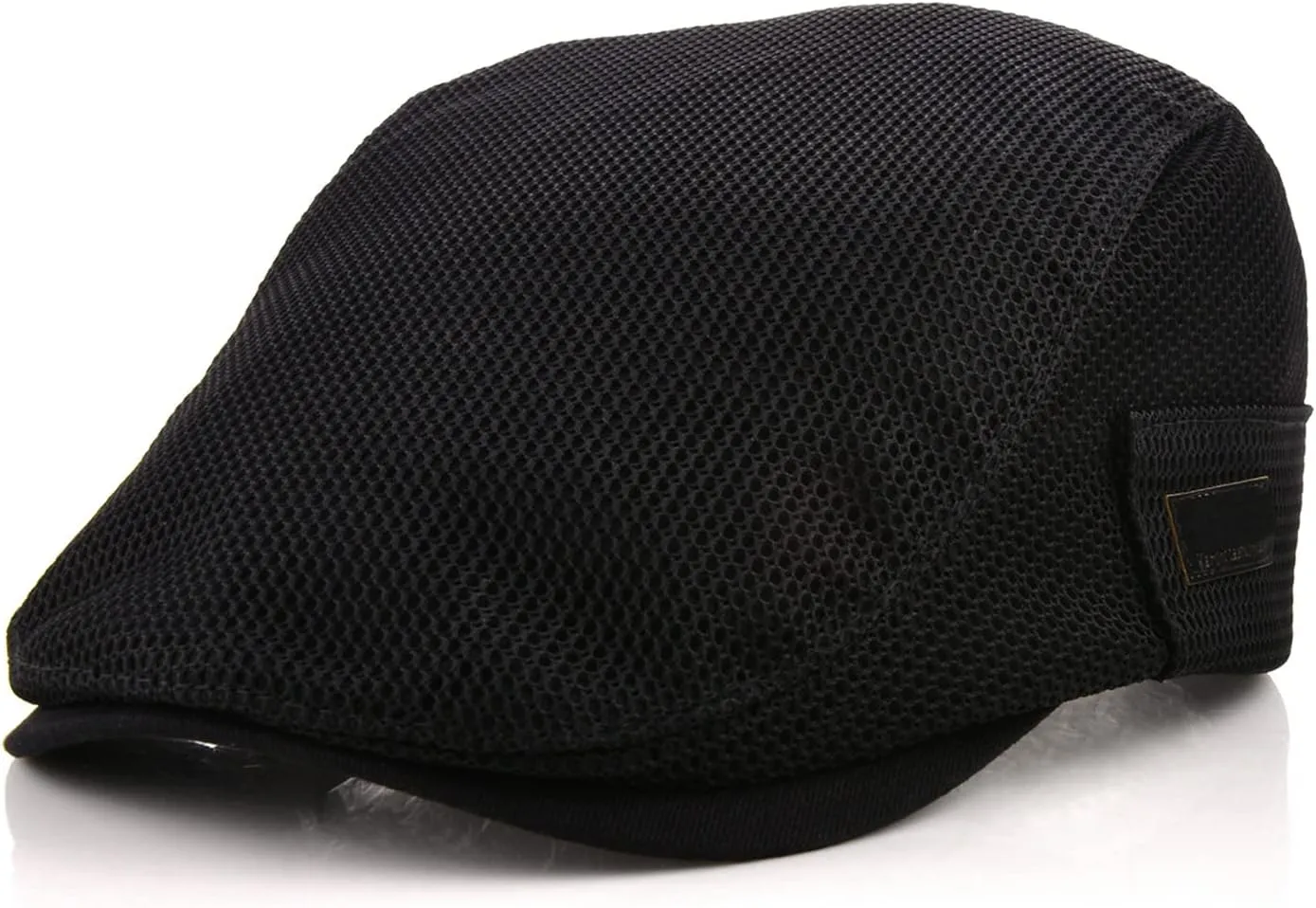 M MOACC Men Beret Hat Breathable Mesh Summer Newsboy Hats Adjustable Flat Cabbie Beret Cap
