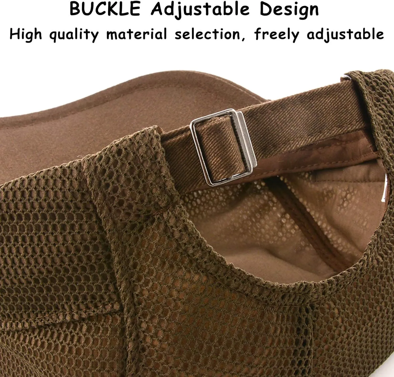 M MOACC Men Beret Hat Breathable Mesh Summer Newsboy Hats Adjustable Flat Cabbie Beret Cap