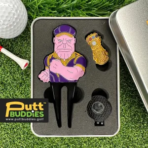 Mad Titan Golf Divot Tool and Infinity Glove Ball Marker Gift Set