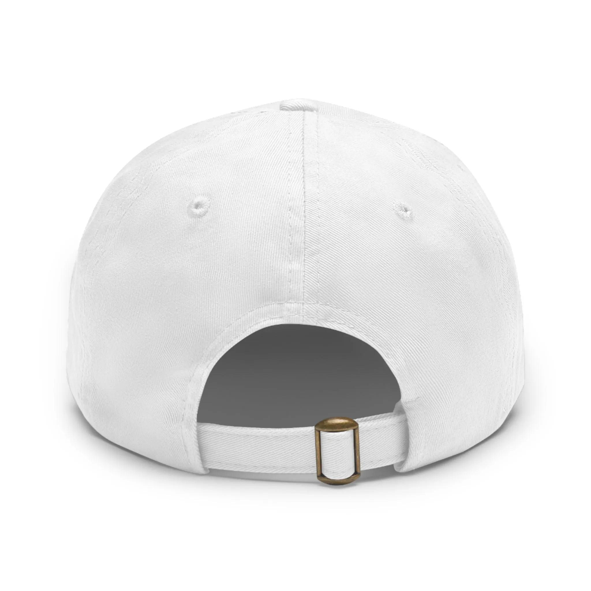 Made in South Korea Hat with Leather Patch (Round)  - EmpressKorea