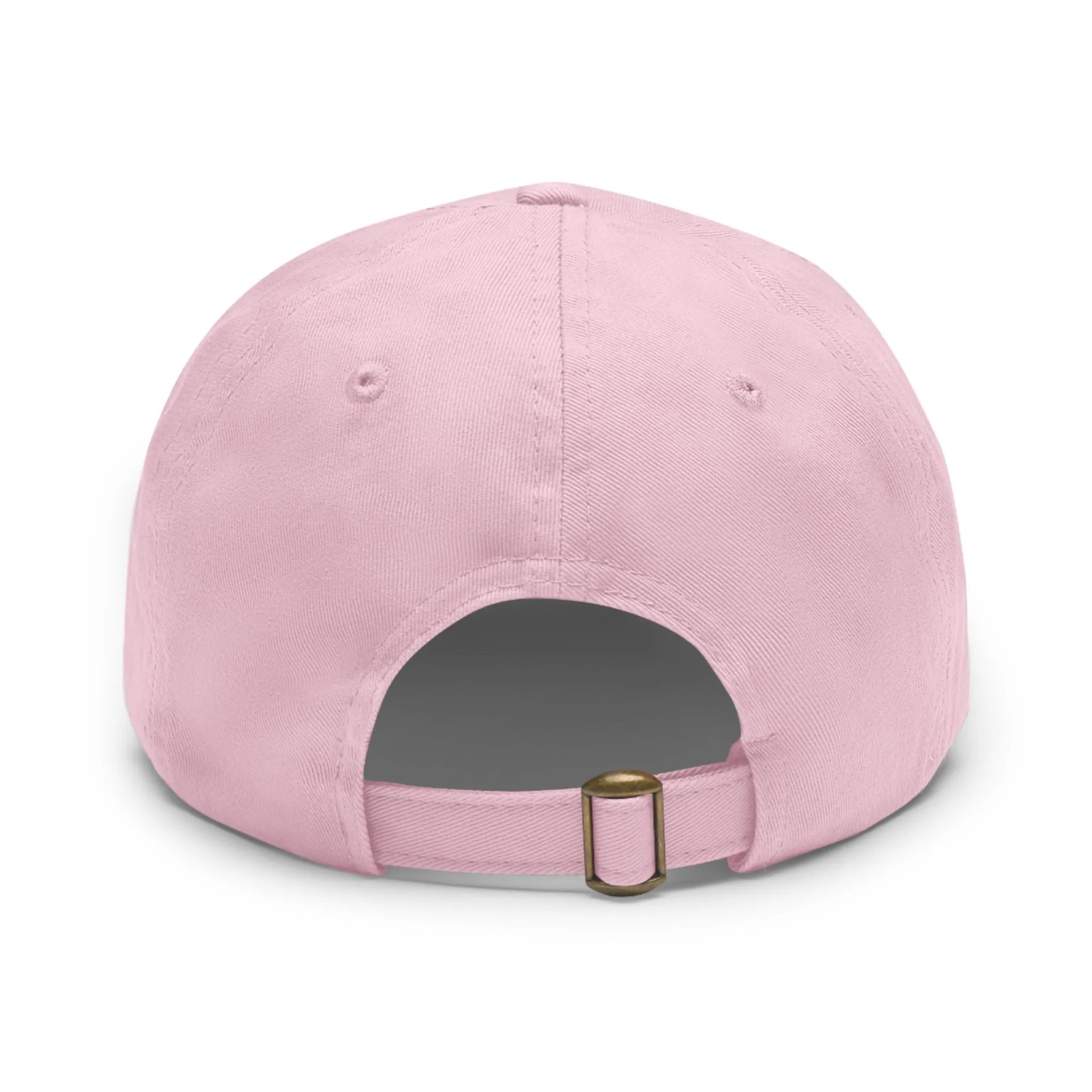 Made in South Korea Hat with Leather Patch (Round)  - EmpressKorea