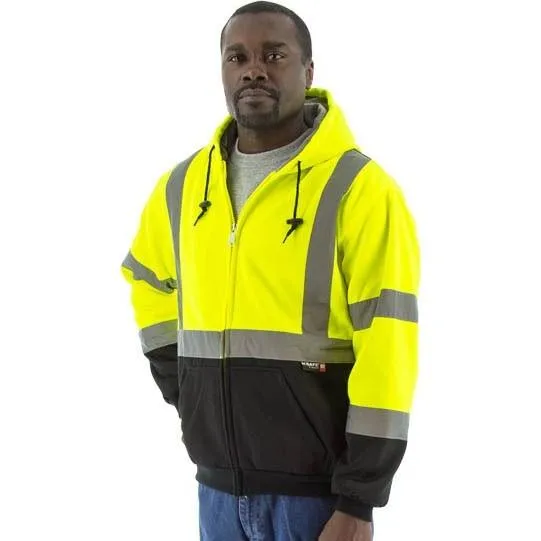 Majestic Hi Vis Zipper Hoodie - Type R Class 3