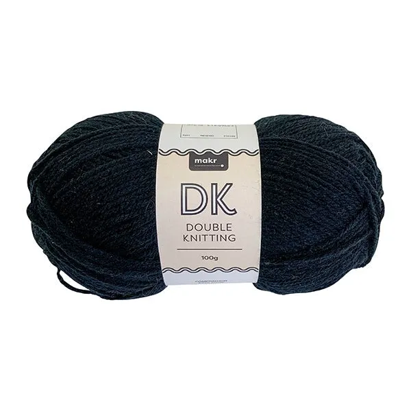 Makr DK 8ply Crochet & Knitting Yarn, 100g Acrylic Yarn