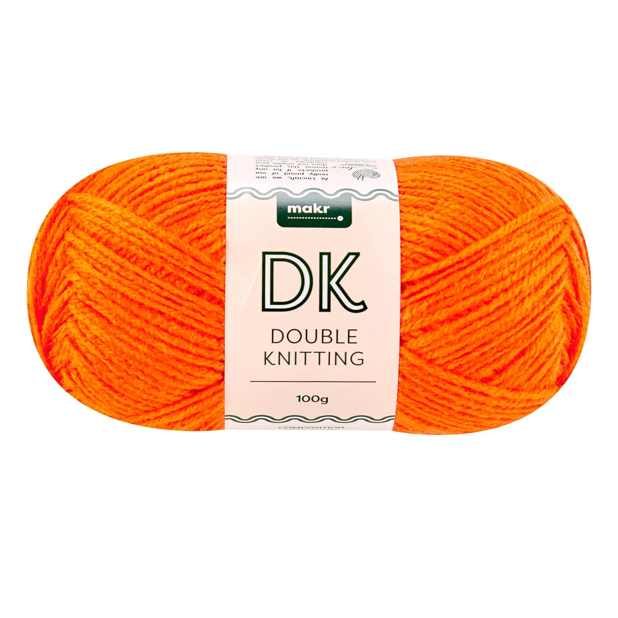 Makr DK 8ply Crochet & Knitting Yarn, 100g Acrylic Yarn