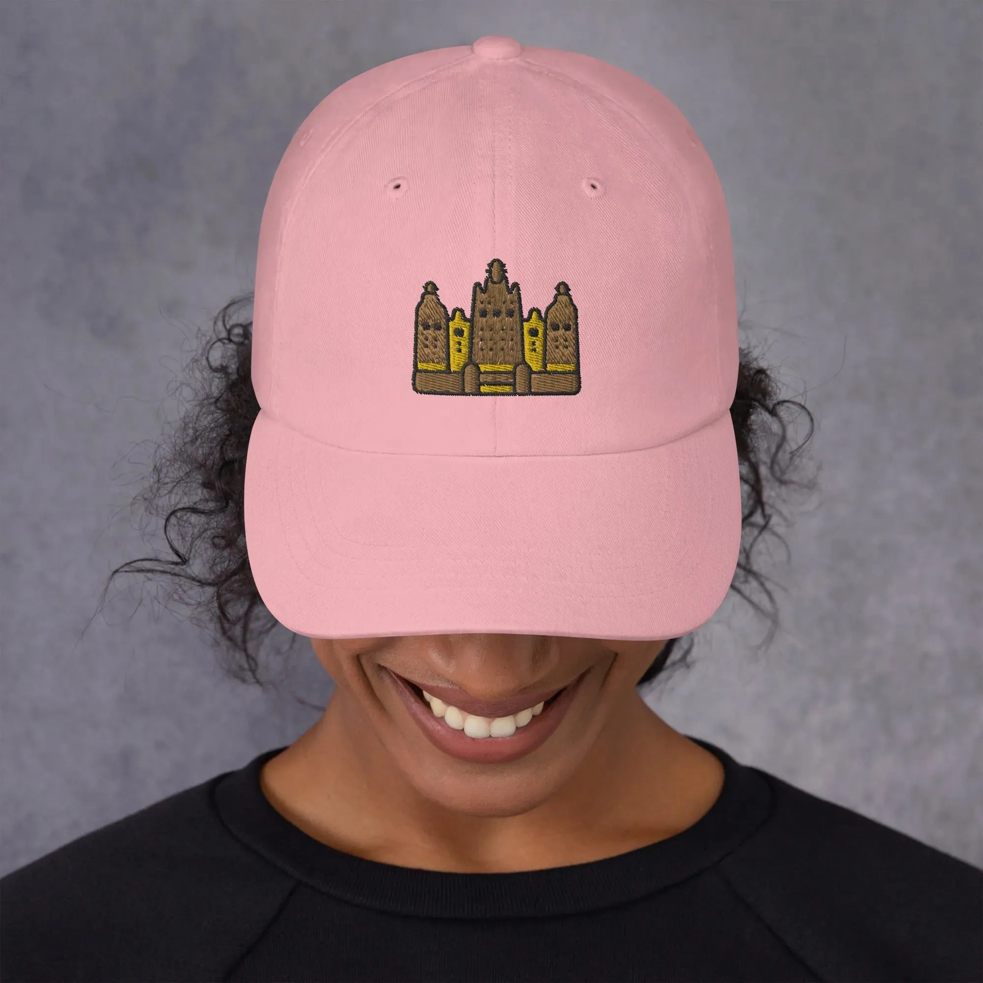 Malian Great Mosque Embroidered Dad Hat