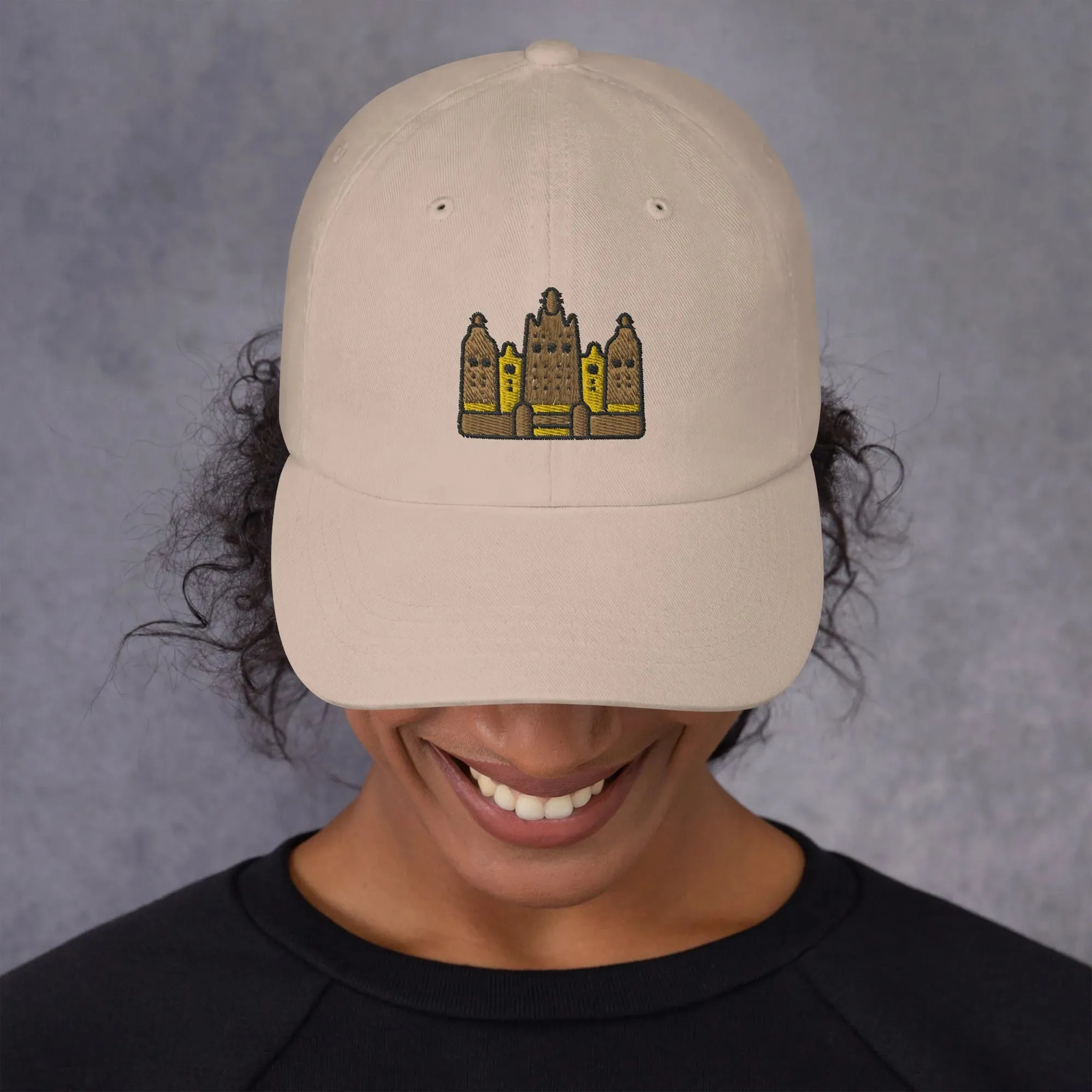 Malian Great Mosque Embroidered Dad Hat