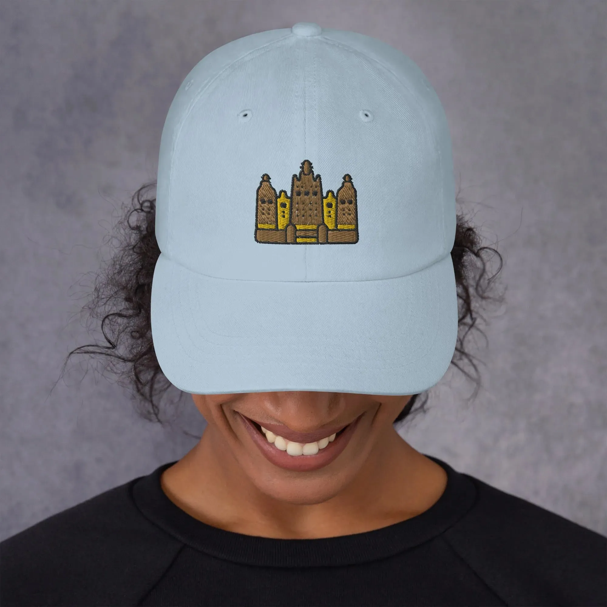 Malian Great Mosque Embroidered Dad Hat
