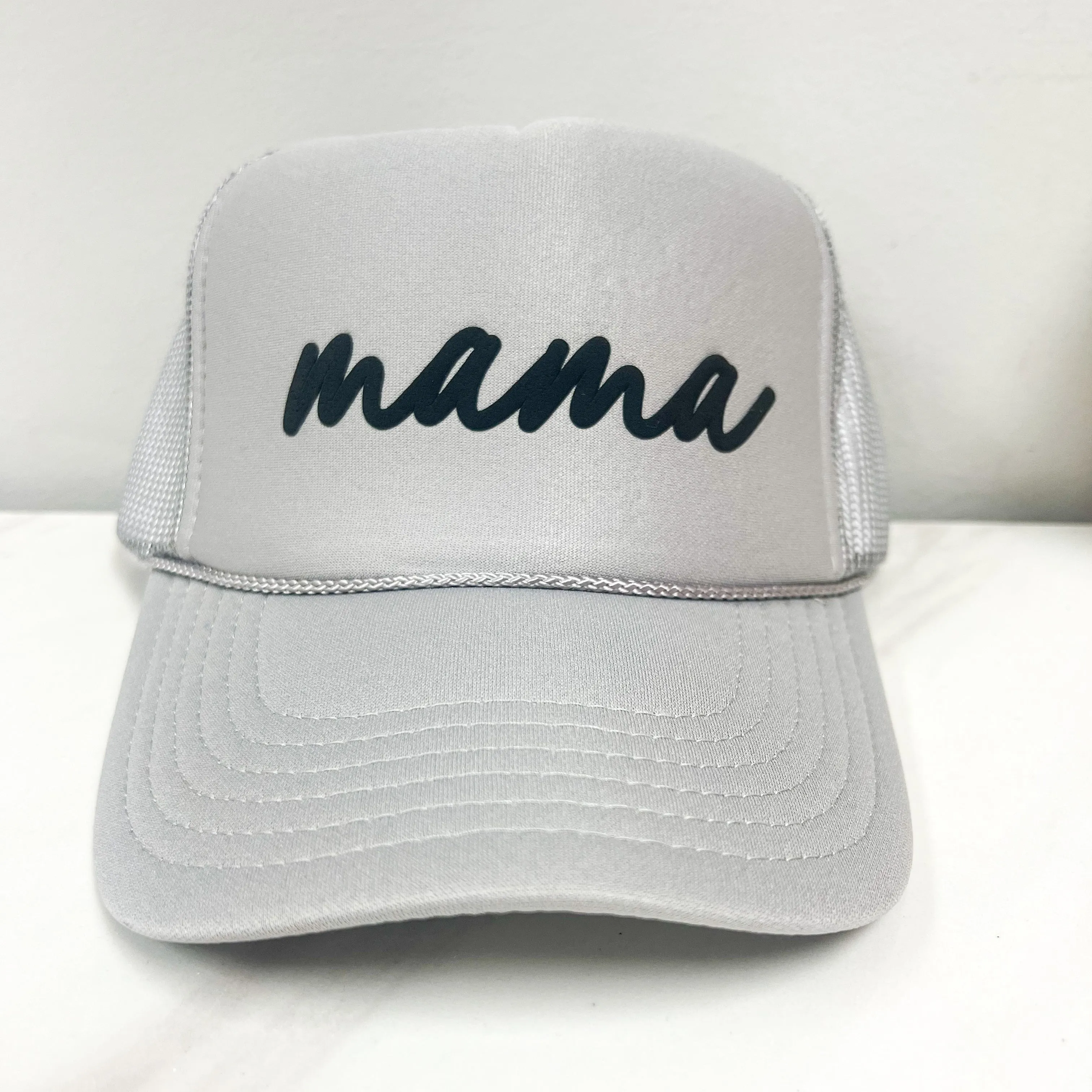 Mama Puff Hat • Grey