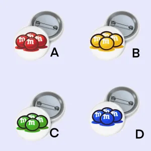 M&M Pin badge bundle