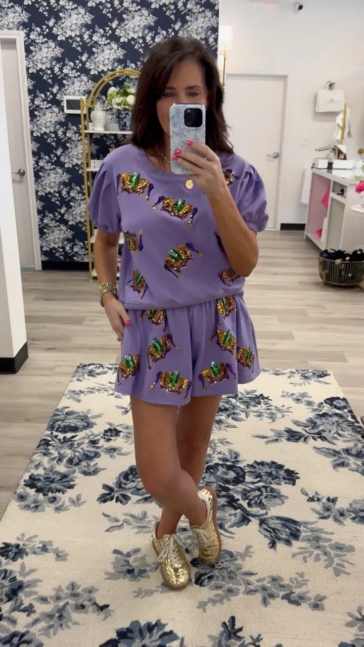 Mardi Gras Sequin Set